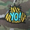Socrates Boutique Tactical Yellow Zebra YO! Patch - Free Shipping Patches