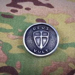 John Gage Crusader Challenge Coin - Free Shipping Pocket Tools