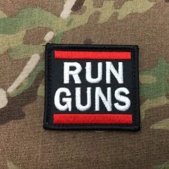 Socrates Boutique Tactical Patches Run Guns Patch - Free Shipping