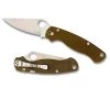 Production Knives Spyderco Paramilitary 2 Sprint Run Brown And Satin - Free Shipping