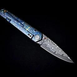 Custom Knives Sergey Rogovets Black Timascus And Dama Scus IcePick