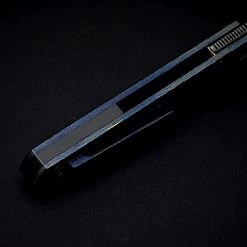 Custom Knives Sergey Rogovets Black Timascus And Dama Scus IcePick