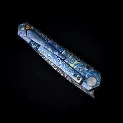 Custom Knives Sergey Rogovets Black Timascus And Dama Scus IcePick