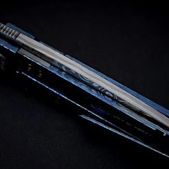 Custom Knives Sergey Rogovets Black Timascus And Dama Scus IcePick