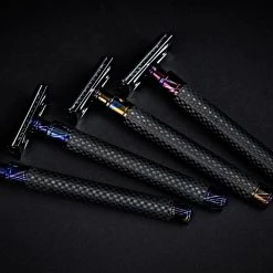 Custom Knives Sergey Rogovets MokuTi & Carbon Fiber Safety Razor