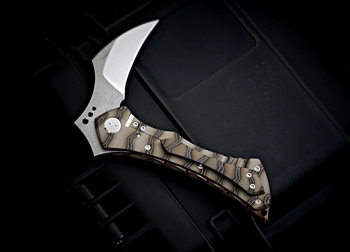 Sergey Rogovets Custom Knives Rogovets Mini Grim Reaper - Free Shipping 10 Sergey Rogovets Custom Knives Rogovets Mini Grim Reaper - Free Shipping