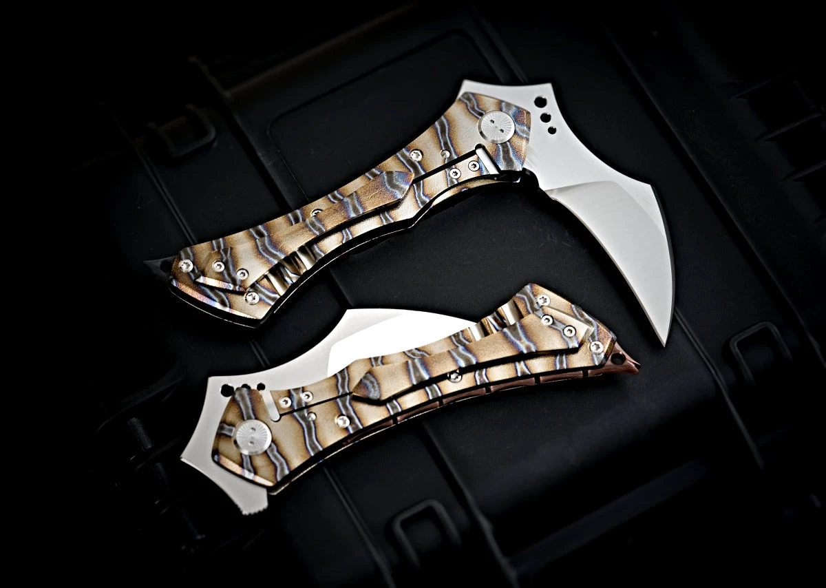 Sergey Rogovets Custom Knives Rogovets Mini Grim Reaper - Free Shipping 13 Sergey Rogovets Custom Knives Rogovets Mini Grim Reaper - Free Shipping