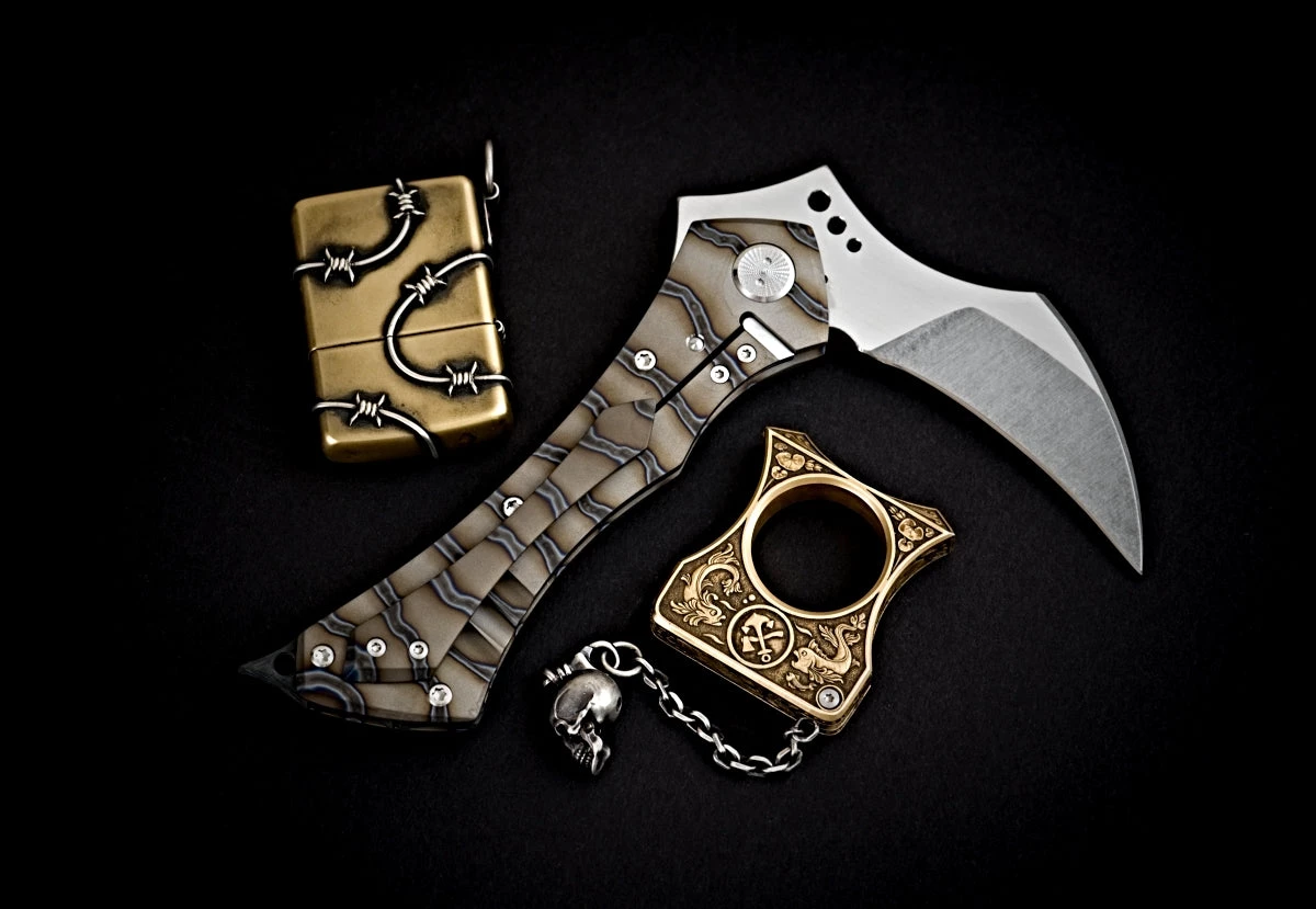 Sergey Rogovets Custom Knives Rogovets Mini Grim Reaper - Free Shipping 26 Sergey Rogovets Custom Knives Rogovets Mini Grim Reaper - Free Shipping