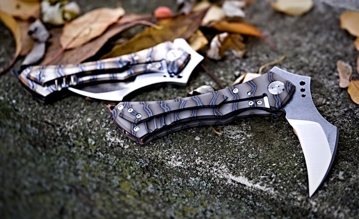 Sergey Rogovets Custom Knives Rogovets Mini Grim Reaper - Free Shipping 29 Sergey Rogovets Custom Knives Rogovets Mini Grim Reaper - Free Shipping