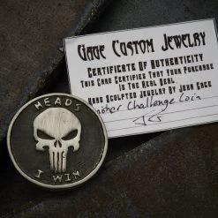 Pocket Tools John Gage Punisher Challenge Coin - Free Shipping