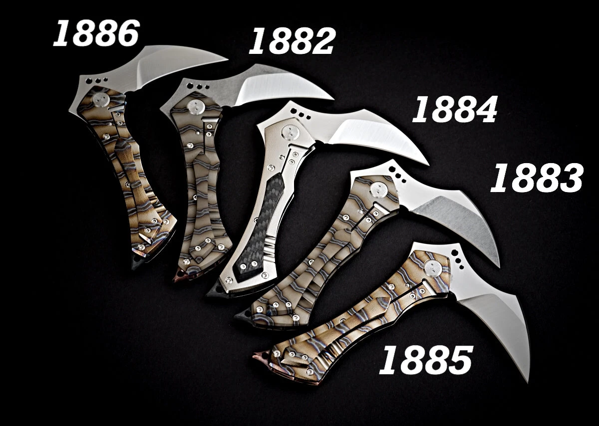 Sergey Rogovets Custom Knives Rogovets Mini Grim Reaper - Free Shipping 4 Sergey Rogovets Custom Knives Rogovets Mini Grim Reaper - Free Shipping