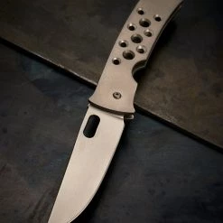 Tom Mayo Covert With Custom Ti Bead - Free Shipping Custom Knives