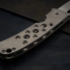 Tom Mayo Covert With Custom Ti Bead - Free Shipping Custom Knives