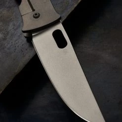 Tom Mayo Covert With Custom Ti Bead - Free Shipping Custom Knives