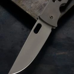 Tom Mayo Covert With Custom Ti Bead - Free Shipping Custom Knives