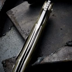 Olamic Cutlery Custom Knives Olamic One Off Wayfarer Carved G10 - Free Shipping