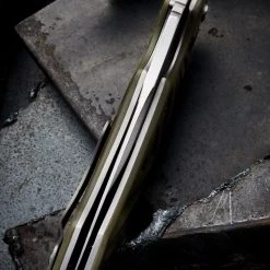 Olamic Cutlery Custom Knives Olamic One Off Wayfarer Carved G10 - Free Shipping