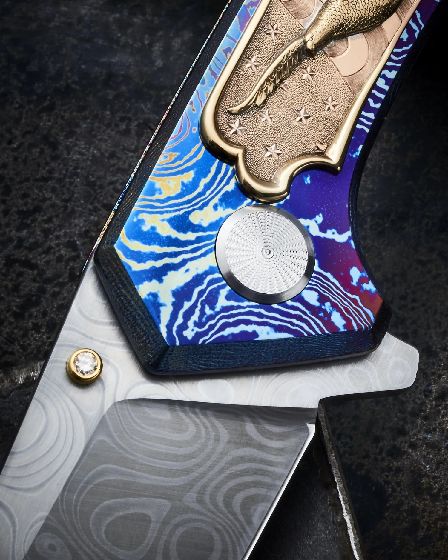 Sergey Rogovets One Off Hand Engraved 14k Yellow & Pink Gold With Diamonds - Free Express Shipping 6 Sergey Rogovets One Off Hand Engraved 14k Yellow & Pink Gold With Diamonds - Free Express Shipping