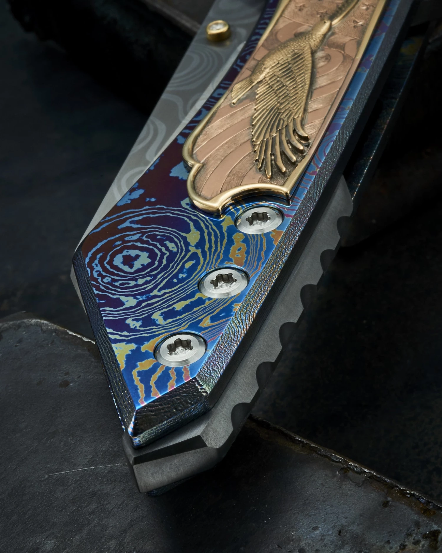 Sergey Rogovets One Off Hand Engraved 14k Yellow & Pink Gold With Diamonds - Free Express Shipping 11 Sergey Rogovets One Off Hand Engraved 14k Yellow & Pink Gold With Diamonds - Free Express Shipping