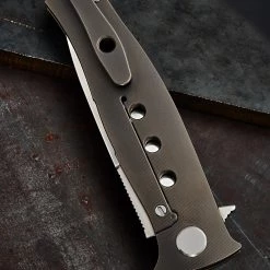 Tom Mayo Custom Knives Shirogorov Mayo Russian Dr. Death Collaboration - Free Shipping