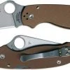 Spyderco Paramilitary 3 Sprint Run Brown (C223GPBN) - Free Shipping