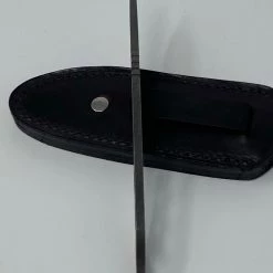 Mcnees Custom Knives Custom Knives McNees Perfect EDC Fixed W/ Leather Sheath DCC Clip