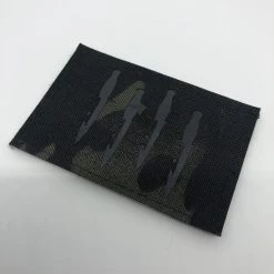 Black Triangle Multicam Black Laser Cut Reflective Homage Patch