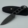 Mcnees Custom Knives Custom Knives McNees Perfect EDC Fixed W/ Leather Sheath DCC Clip