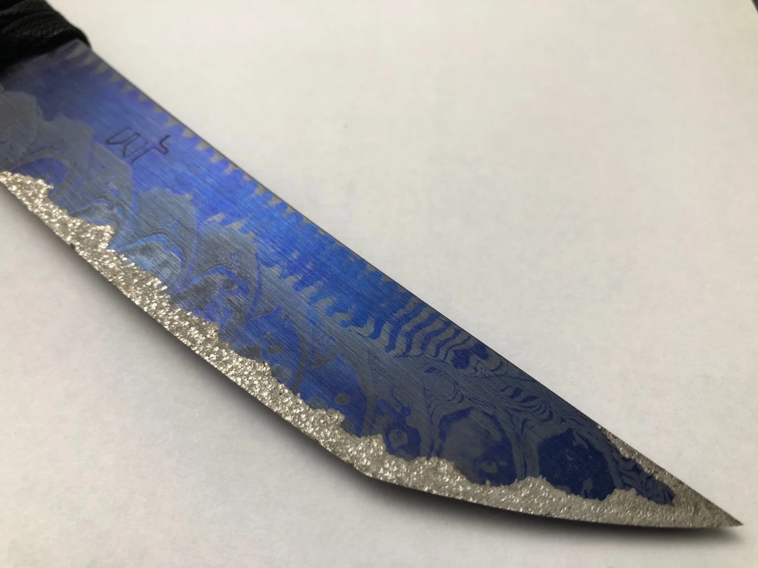 Custom Knives Warren Thomas 9" Tanto - Free Shipping 5 Custom Knives Warren Thomas 9" Tanto - Free Shipping