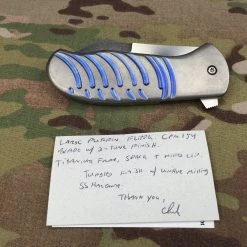 Custom Knives Chuck Gedraitis Puffin Flipper - Free Shipping