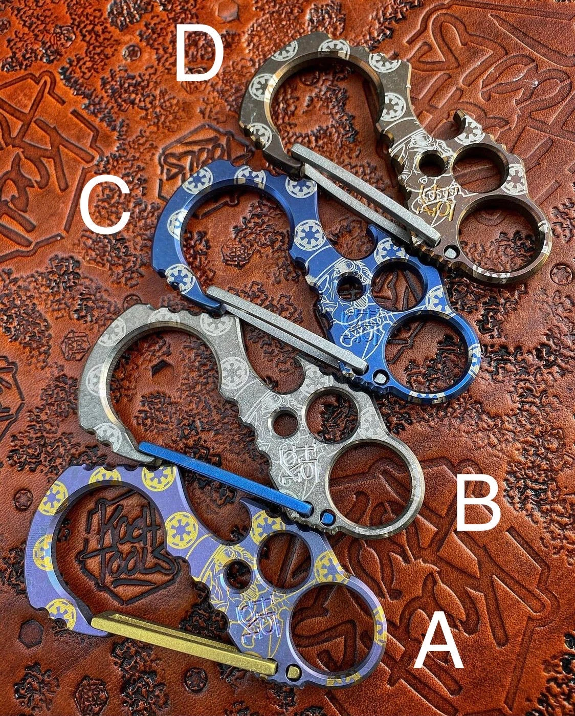 Koch Tools EO Exclusive Starwars EMPIRE Titanium Klasp Carabiner Pocket Tools 3 Koch Tools EO Exclusive Starwars EMPIRE Titanium Klasp Carabiner Pocket Tools