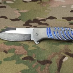 Custom Knives Chuck Gedraitis Puffin Flipper - Free Shipping