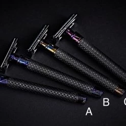 Custom Knives Sergey Rogovets MokuTi & Carbon Fiber Safety Razor