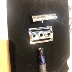 Custom Knives Sergey Rogovets MokuTi & Carbon Fiber Safety Razor